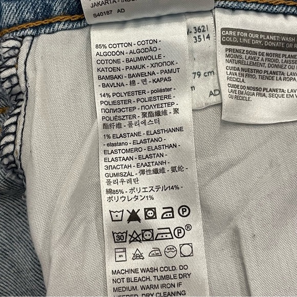 Levi’s Women’s Wedgie Straight Distressed Jeans Size 31 - Picture 12 of 16